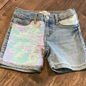 Girls Sequins Shorts